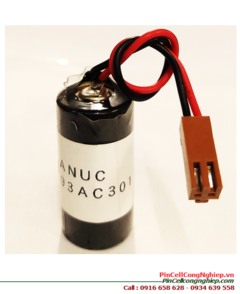 Fanuc IC693ACC301; Pin nuôi nguồn Fanuc IC693-ACC-301 lithium 3.0v chính hãng (Xuất xứ Nhật)